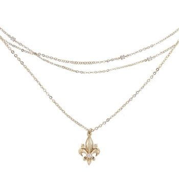 Multi-layer stacked necklace