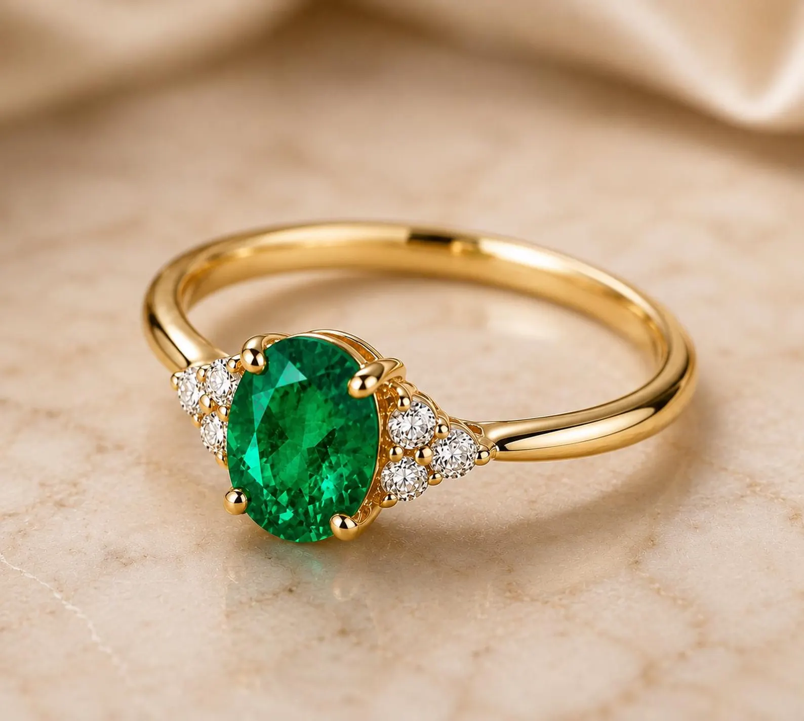SP-01001 Emerald Style Set (Ring + Bracelet) - Image 3