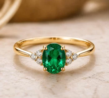 Emerald Style Set (Ring + Bracelet)