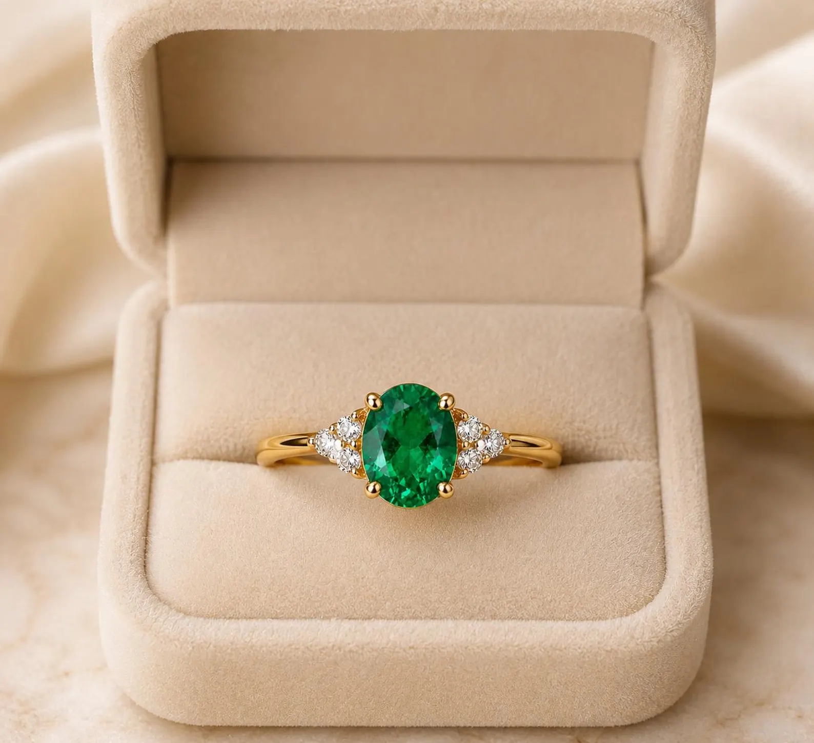 SP-01008 Emerald Style Set (Ring + Bracelet) - Image 10