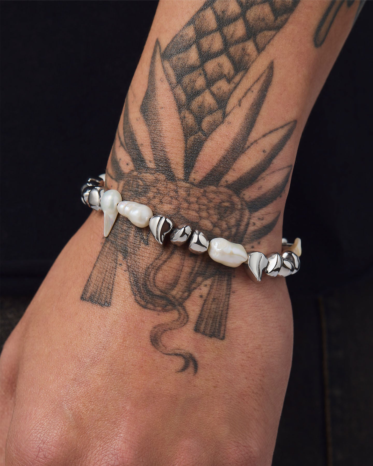 Tideforms_Float_Bracelet_SS_POM_2-model-stainless-steel Float - Image 3