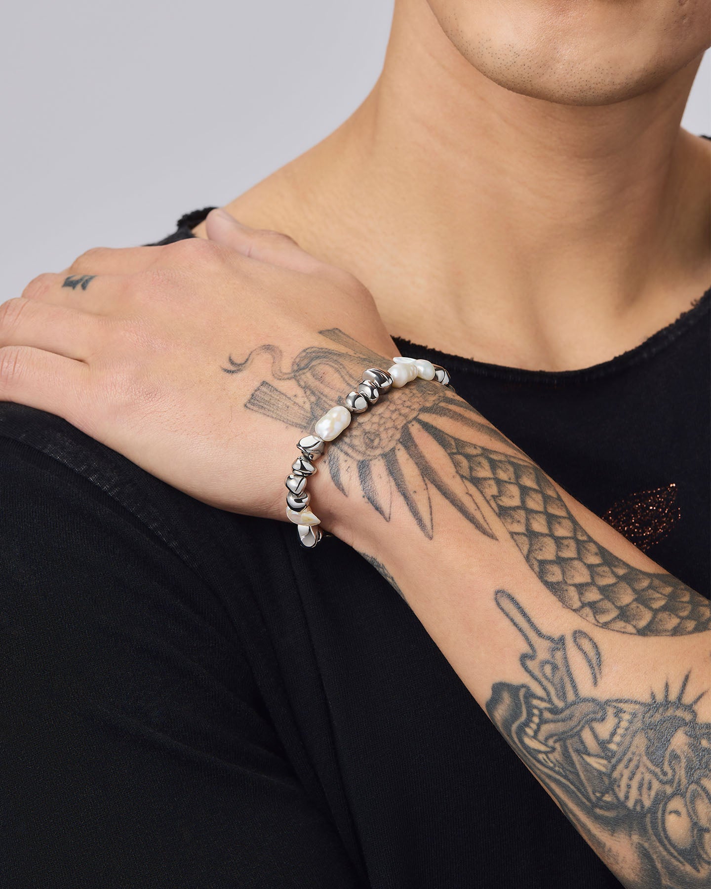 Tideforms_Float_Bracelet_SS_POM_4-model-stainless-steel Float - Image 6