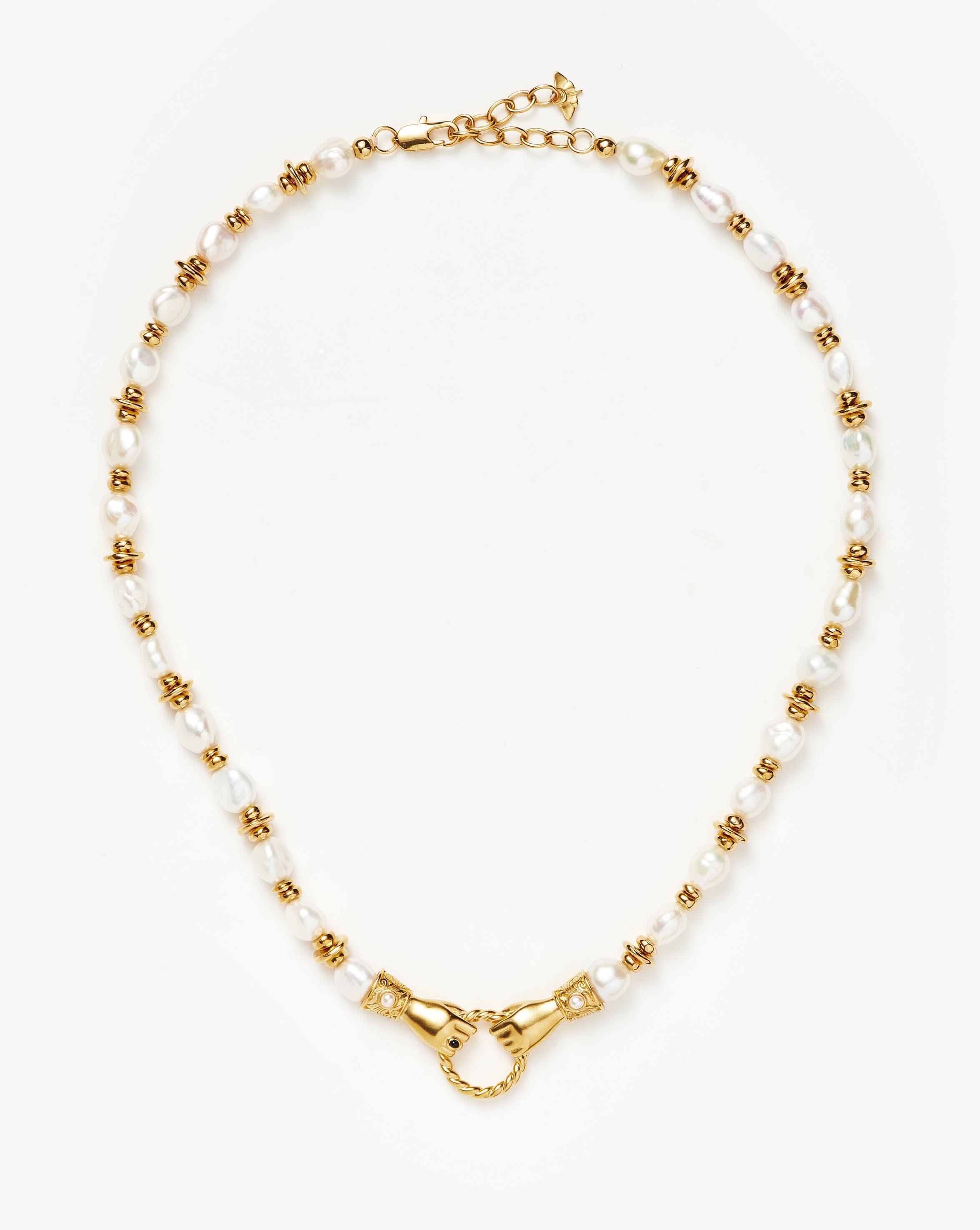 harris-reed-in-good-hands-chunky-beaded-gemstone-necklace-18ct-gold-platedpearl-necklaces-missoma-550962 Harris Reed In Good Hands Chunky Beaded Gemstone Necklace | 18ct Gold Plated/Pearl - Image 5