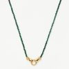 Harris Reed In Good Hands Mini Beaded Gemstone Necklace 18ct Gold Platedmalachite Necklaces Missoma 454967 100x100