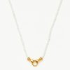 Harris Reed In Good Hands Mini Beaded Gemstone Necklace | 18ct Gold Plated/Rainbow Moonstone Harris Reed In Good Hands Mini Beaded Gemstone Necklace 18ct Gold Platedrainbow Moonstone Necklaces Missoma 590999 100x100