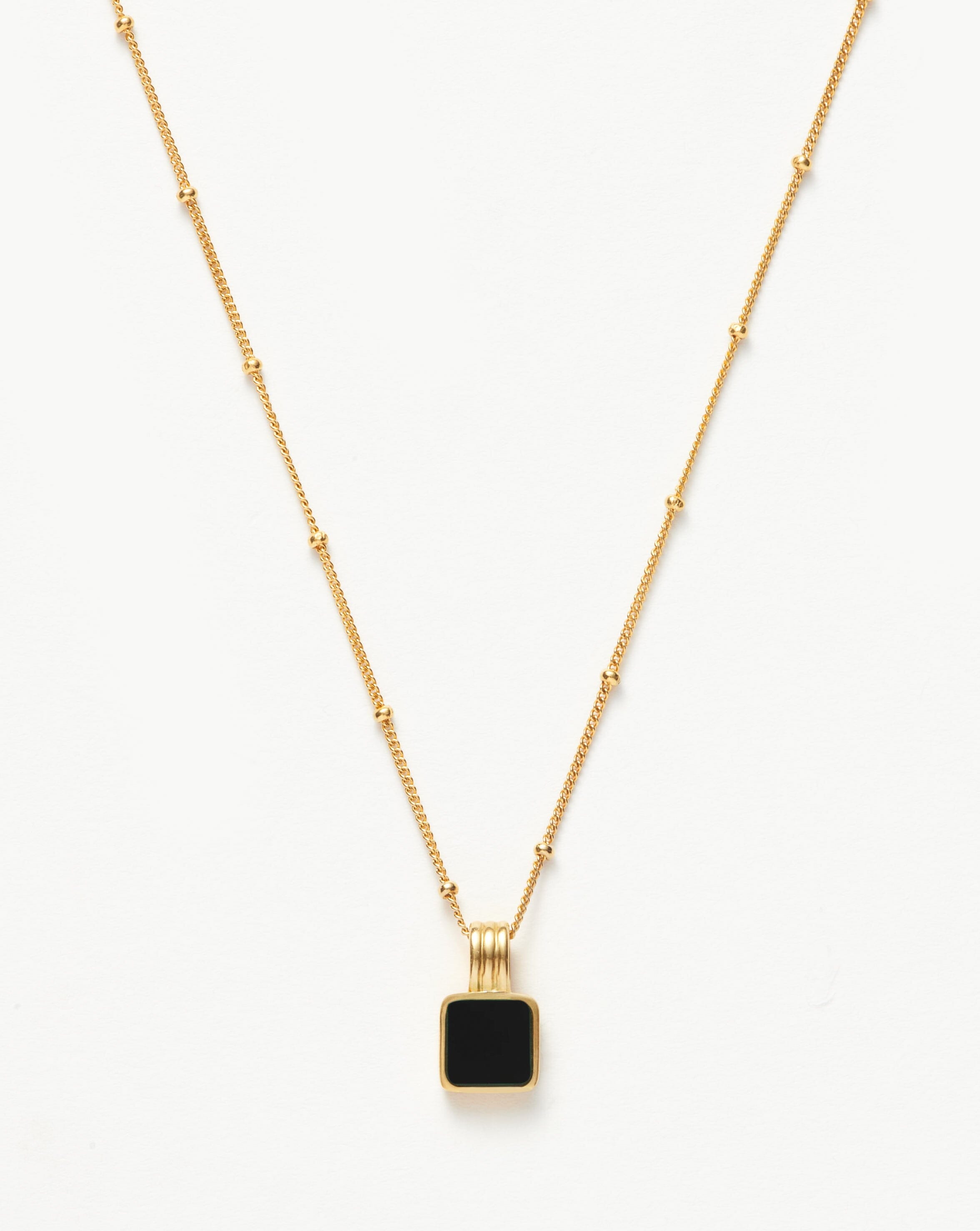 lucy-williams-square-onyx-gemstone-necklace-18ct-gold-plated-vermeilblack-onyx-necklaces-missoma-506686 Lucy Williams Square Onyx Necklace | 18ct Gold Vermeil/Black Onyx