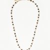 Savi Pearl Gemstone Beaded Necklace 18ct Gold Platedmulti Necklaces Missoma 502031 100x100