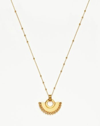 Zenyu Fan Necklace | 18ct Gold Plated
